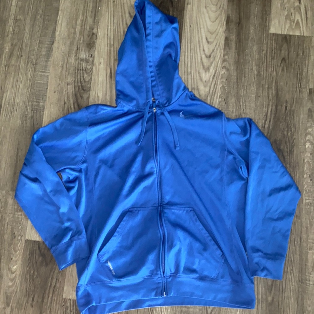 Blue Nike therma fit jacket